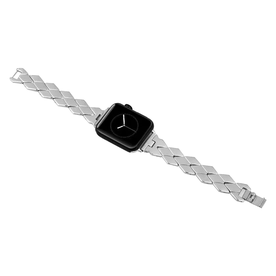 Rhombus Stainless Steel Watch Band (5 variants) - Mercēs Watchbands 