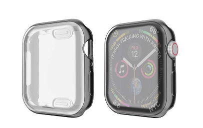 black apple watch cover