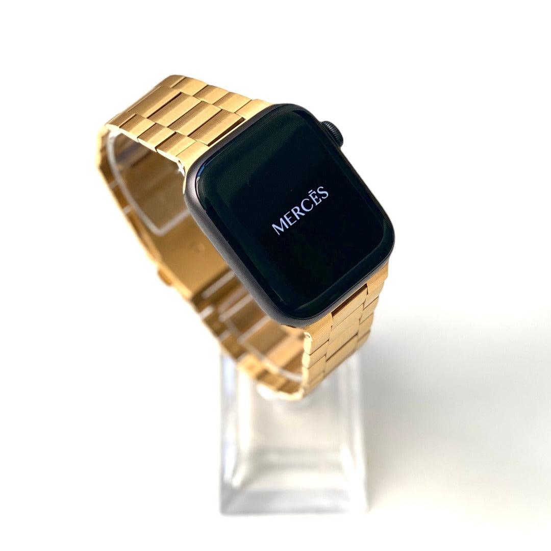 gold apple watch band 