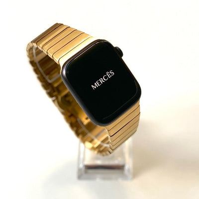 gold apple watch band